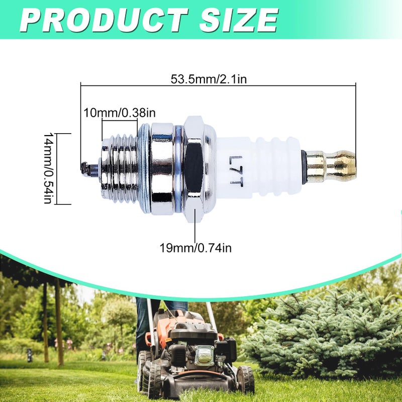 Adefol Spark Plug Replacement for NGK BPMR7A, L7T and for Champion CJ8 RCJ6Y RCJ7Y & More Types Sparkplug, Adefol Spark Plugs Fit for Stihl & Husqvarna Chainsaw Lawnmower Engines - Image 4